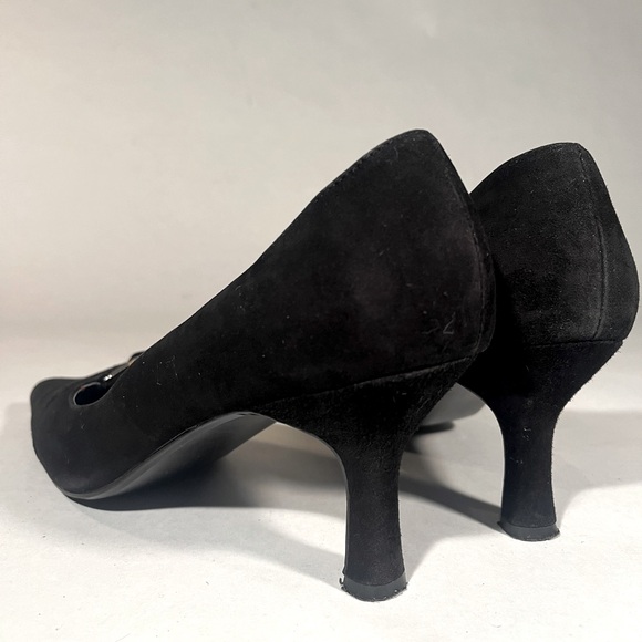 Cause & Effect Adrea Black Suede Heels - Picture 9 of 16